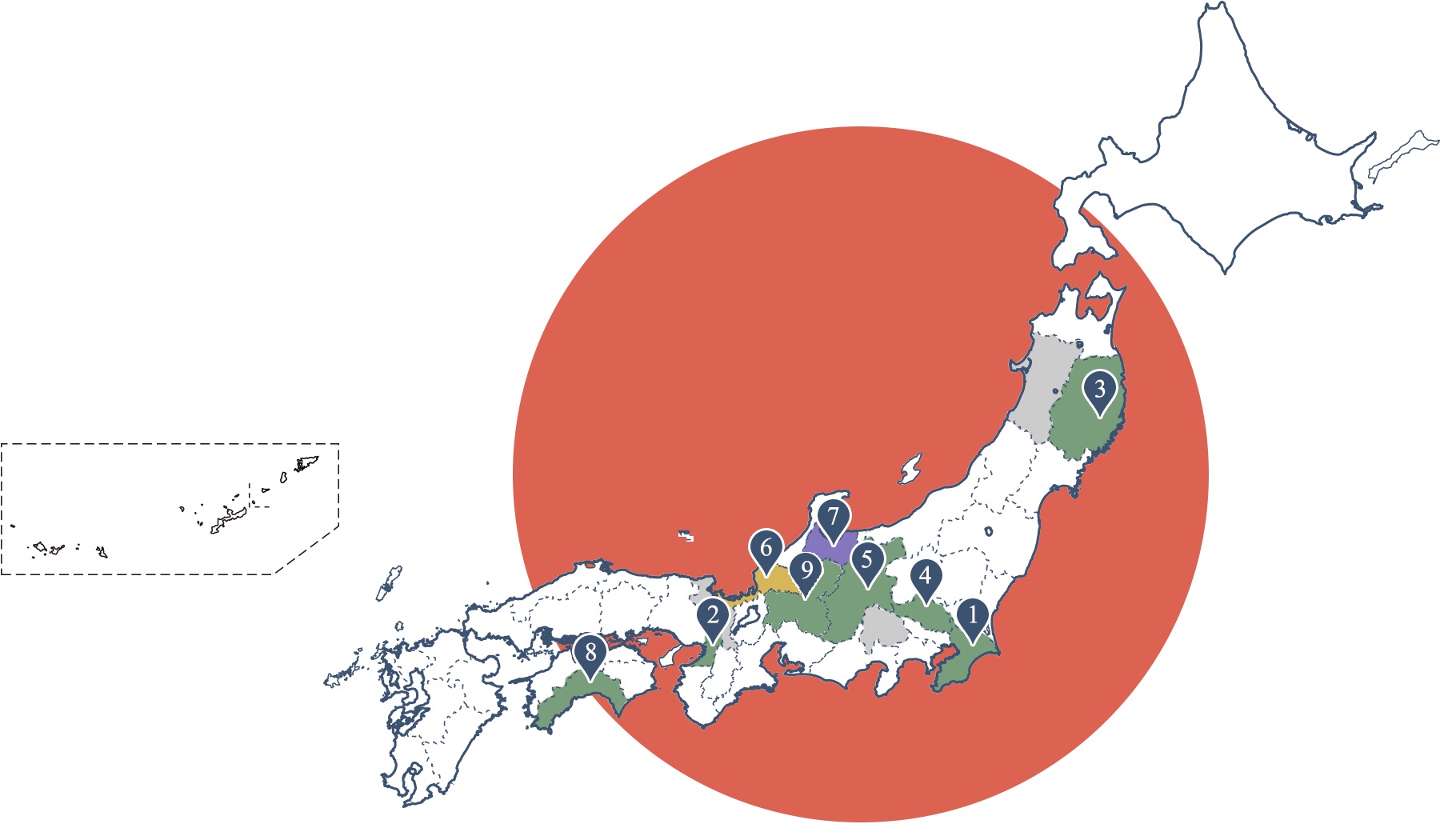 日本地図